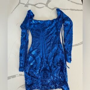 Long sleeve HOCO dress